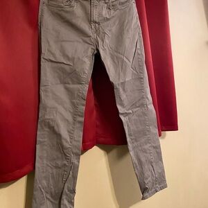 Gray Slim Fit Pants